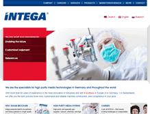 Tablet Screenshot of intega.com